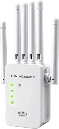 WiFi-signaalversterker repeater en access point 300 Mb/s met 6 antennes