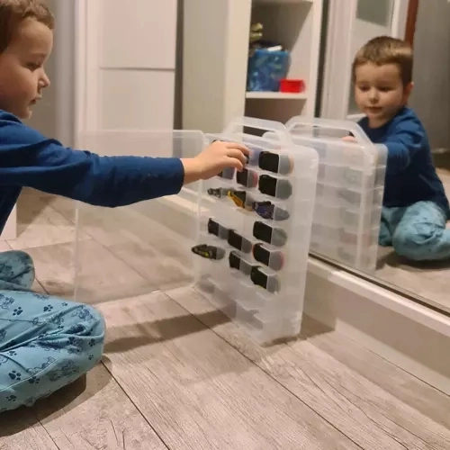 46 vakjes voor overzichtelijke opslag