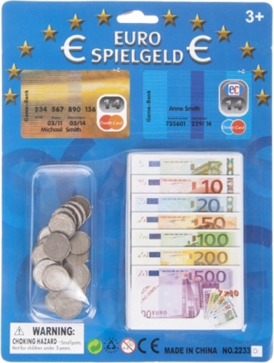 Speelgeld EUR – bankbiljetten, munten en betaalkaarten MEGA CREATIVE