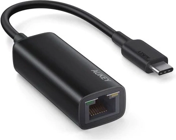 AUKEY USB‑C naar gigabit Ethernet-adapter met LED-indicatoren