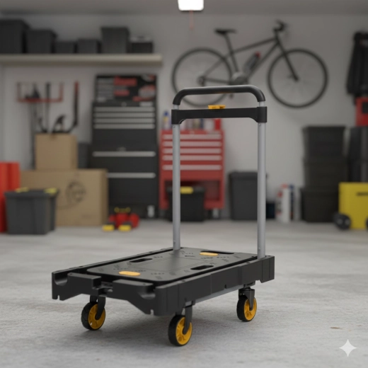 Opklapbare duwbeugel voor ruimtebesparing