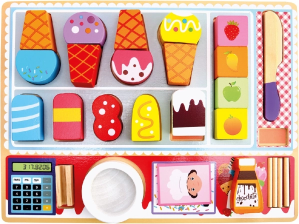 Bino houten 3D-puzzel ijssalon 27 stukjes