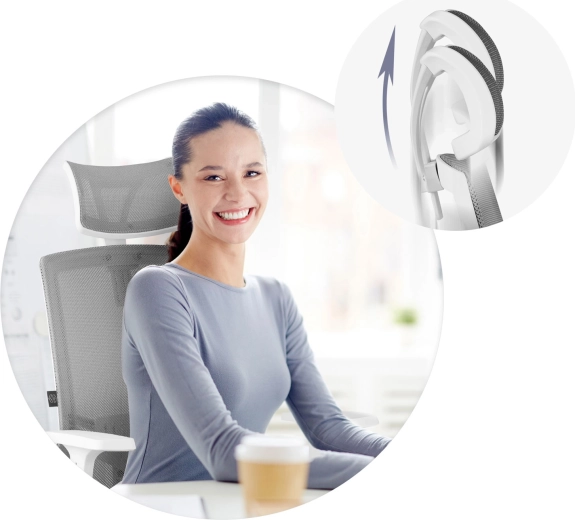 Volledig verstelbare hoofdsteun