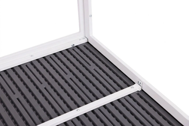 Stabiel stalen frame met vloerbescherming