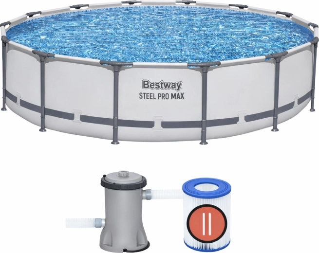 Tuinzwembad BESTWAY Steel Pro MAX 4,27 m x 84 cm met filtratie