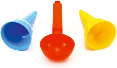 Bolletjes vormen zoals uit een ijssalon