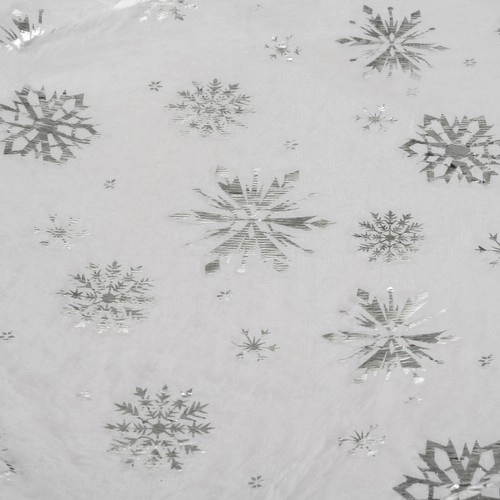 Winterdesign met zilveren sneeuwvlokken