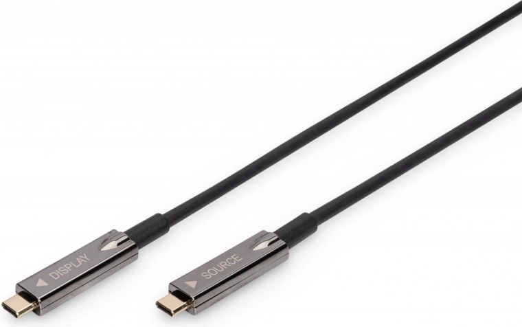 Hybride kabel AOC USB 3.1 Type C naar Type C 4K 60Hz 15 m