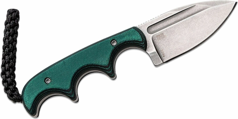 Vast Spear Point lemmet met stonewash afwerking