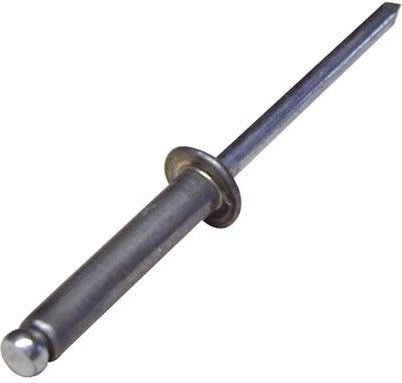 Trekblindklinknagel 4,8 × 10 mm staal/staal (50 stuks)