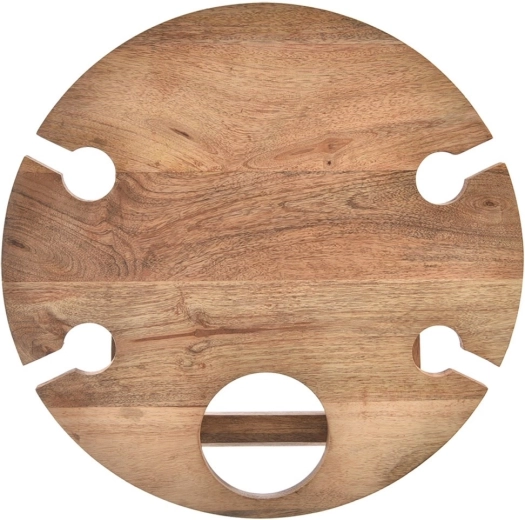 Houders voor een fles en vier glazen