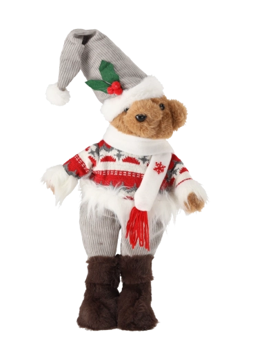 Gedetailleerde winteroutfit en zachte afwerking