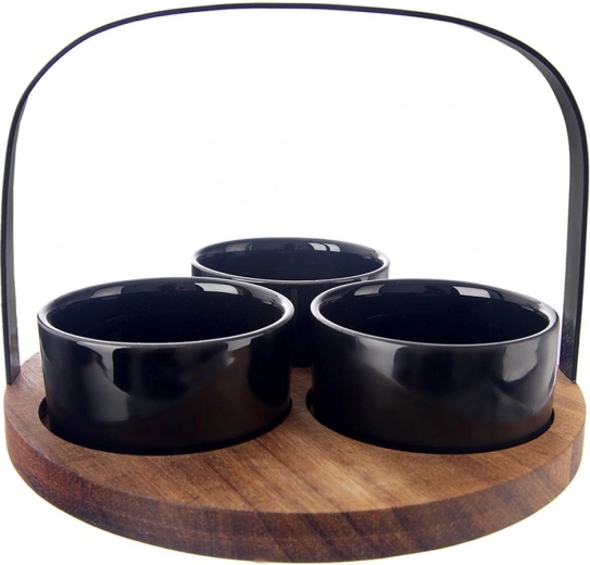 Stabiele plaatsing van de kommetjes