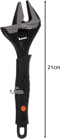 Nauwkeurige wormwielverstelling 0–35 mm met schaal