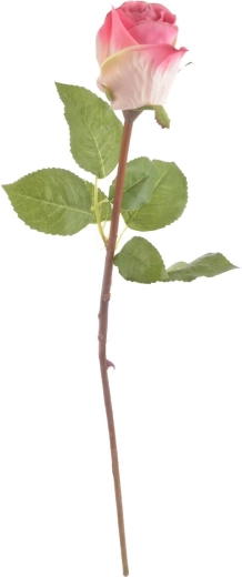Kunstroos roze 51 cm