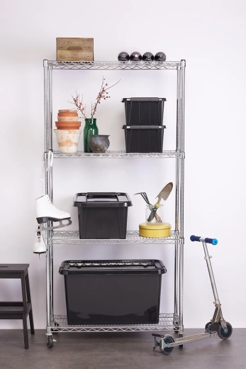 Orde in het rek en op wielen