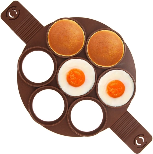 Siliconen vorm voor eieren en pannenkoekjes Orion Sillinie 24 cm
