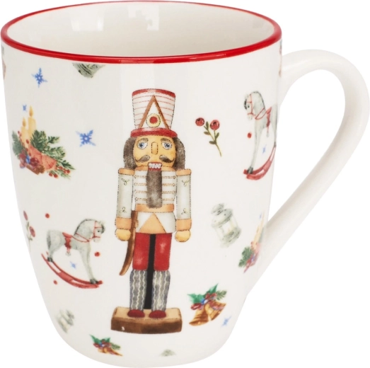 Feestelijk ontwerp met notenkraker-motief