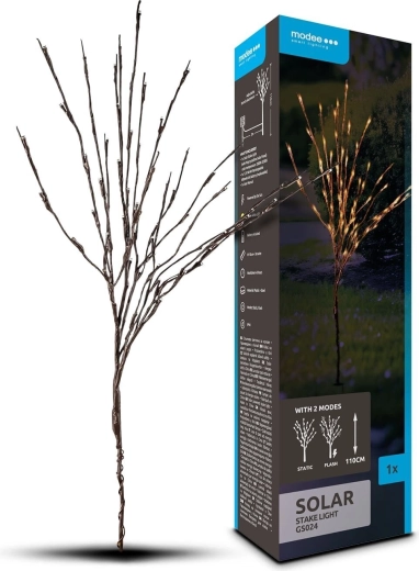Modee tuin-solar LED priklamp 110 cm