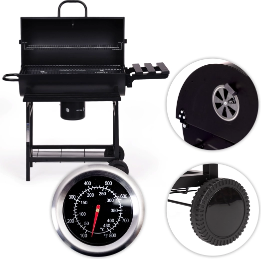 Precieze temperatuurcontrole met thermometer en ventilatie