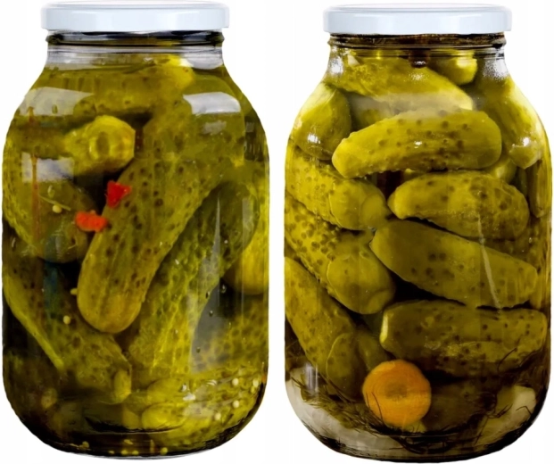 Set van 2 weckpotten 3 l met deksel Ø 100 (6 klemmen)