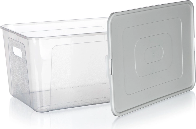 Stevig deksel en mogelijkheid tot stapelen