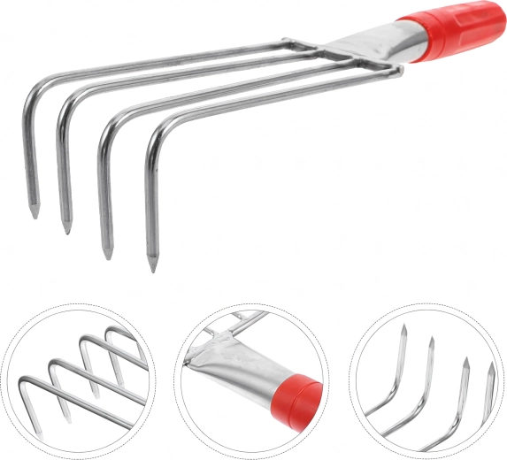 4 metalen tanden voor effectief losmaken