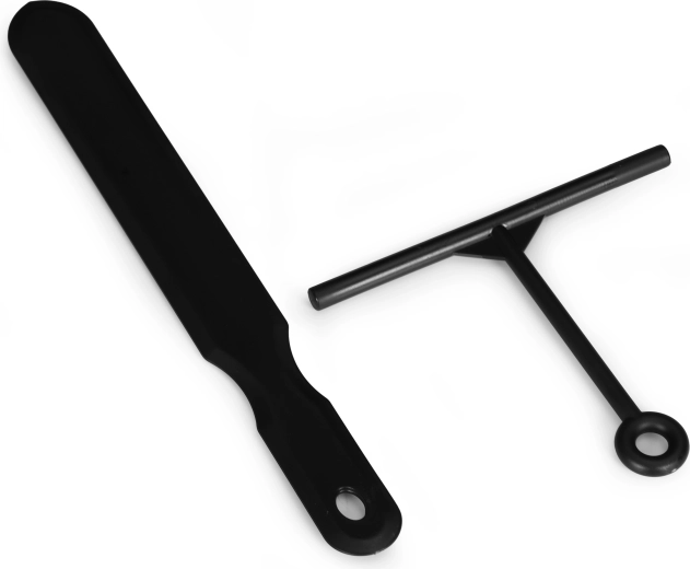 Grote plaat van 30 cm en accessoires