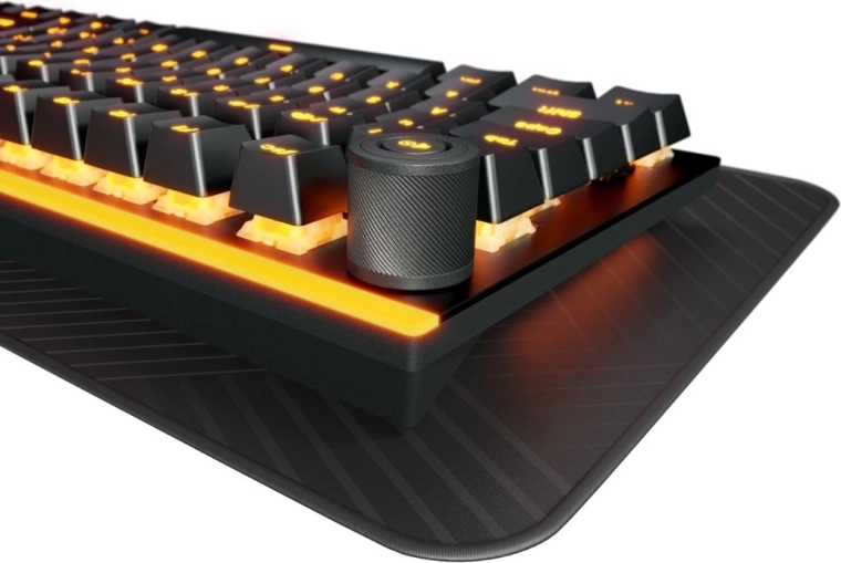 Compact TKL en comfortabele mediabediening