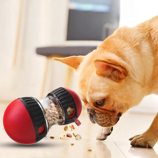 Vertraagt het voeren en ondersteunt een betere spijsvertering