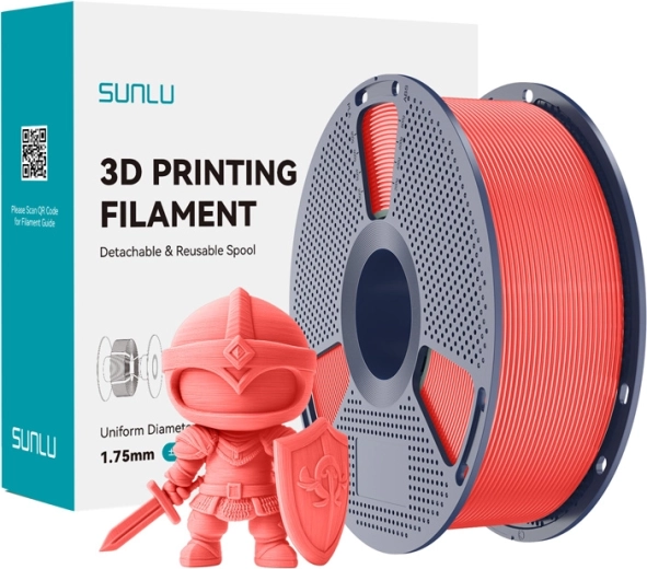 Filament SUNLU PLA+ 1,75 mm – kersenrood