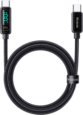 USB-C kabel Mcdodo 100W 1,2 m zwart