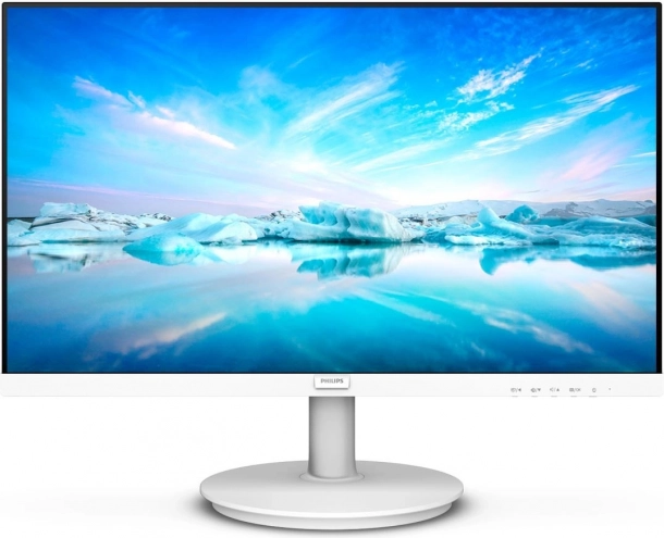 Witte 27‑inch IPS‑monitor PHILIPS met HDMI en luidsprekers