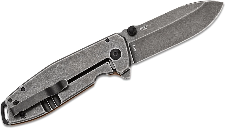 D2-staal met Black Stonewash afwerking