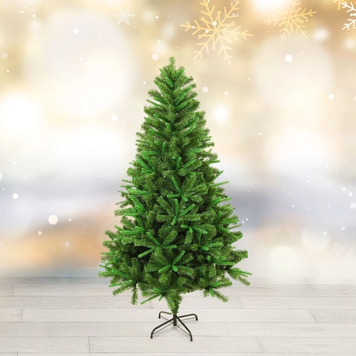 Tweekleurige kunstkerstboom 180 cm
