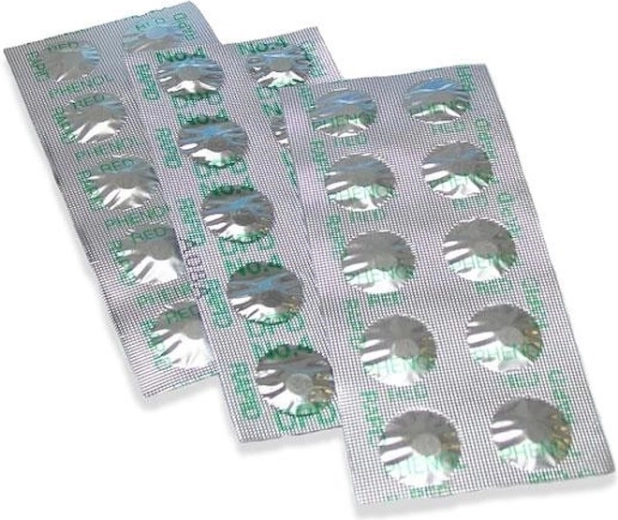 Tabletten voor testset voor meting van pH en zuurstof