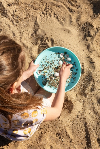 Praktisch dienblad om schelpen en kleine spulletjes te verzamelen