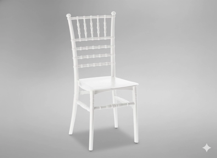 Kunststof stoel Diamond wit
