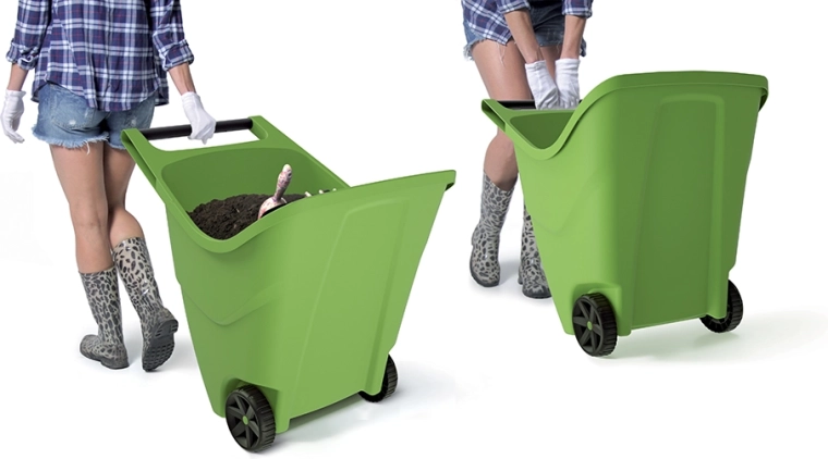 Grote inhoud van 85 l voor efficiënt opruimen