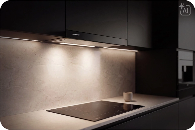 LED-verlichting van het kookoppervlak