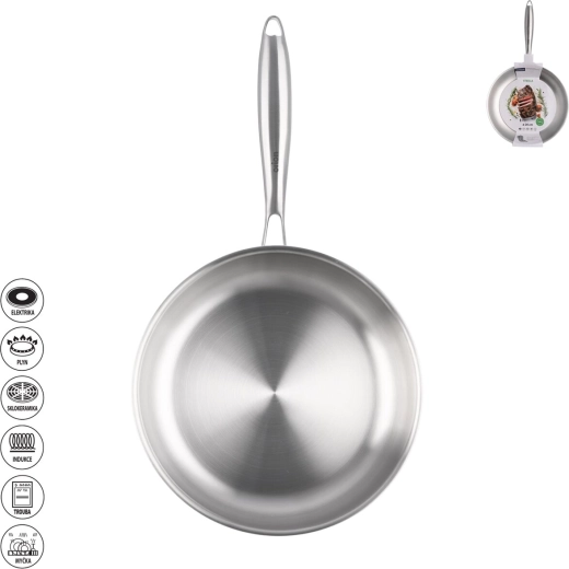 Orion pan Steela 26 cm roestvrij staal