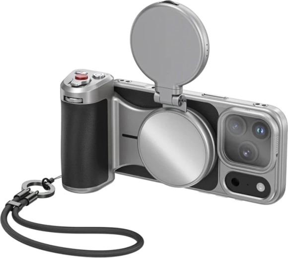 TELESIN Master grip creator combo pro iPhone 17 Pro Max met verlichting en UV-filter