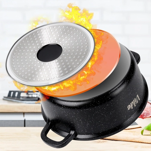 Compatibel met alle soorten kookplaten, inclusief inductie