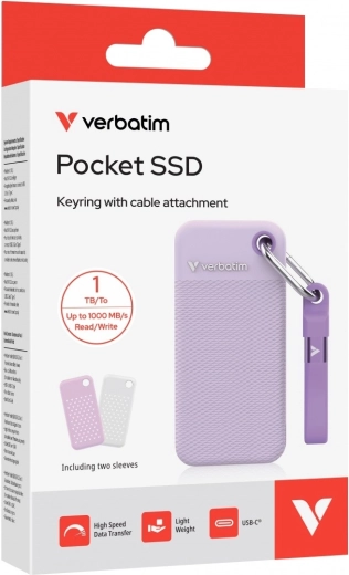 Snelheden tot 1000 MB/s via USB‑C 3.2 Gen 2