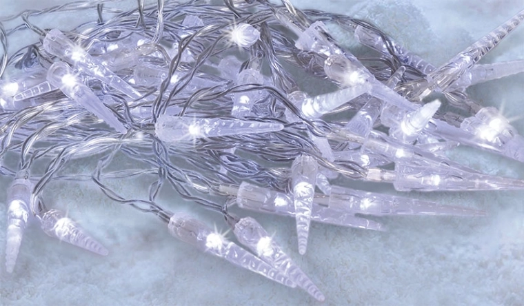 Solight LED-buitenijspegels met 50 LED's, timer en 8 functies