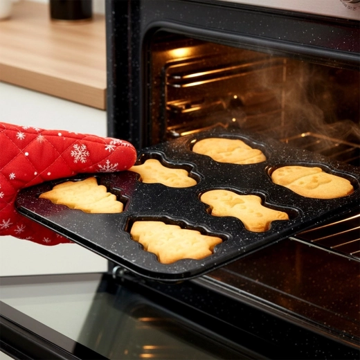 Gelijkmatig bakken en eenvoudige handling