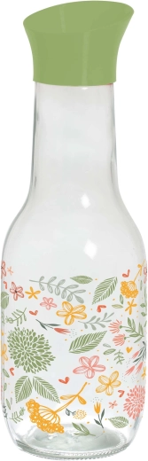 Glazen karaf met deksel TORO 1 l Botanica