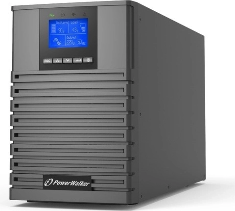 UPS POWERWALKER ON-LINE 1/1 fase 1000VA ICT IOT PF1 USB/RS-232, 4x IEC C13, C14 EPO, vrijstaand