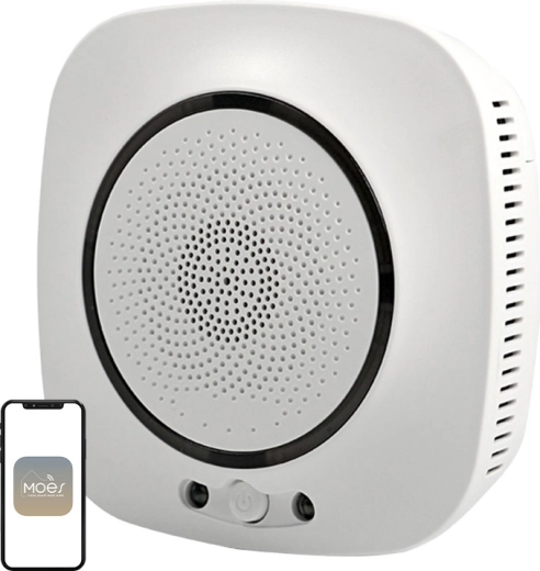 Koolmonoxidedetector Moes WSS-CO Wi‑Fi - 1 stuk