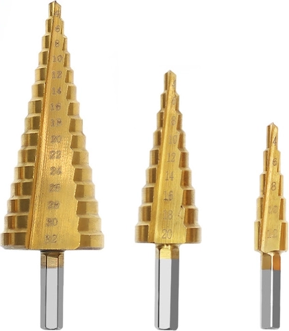 Eén boor voor meerdere diameters